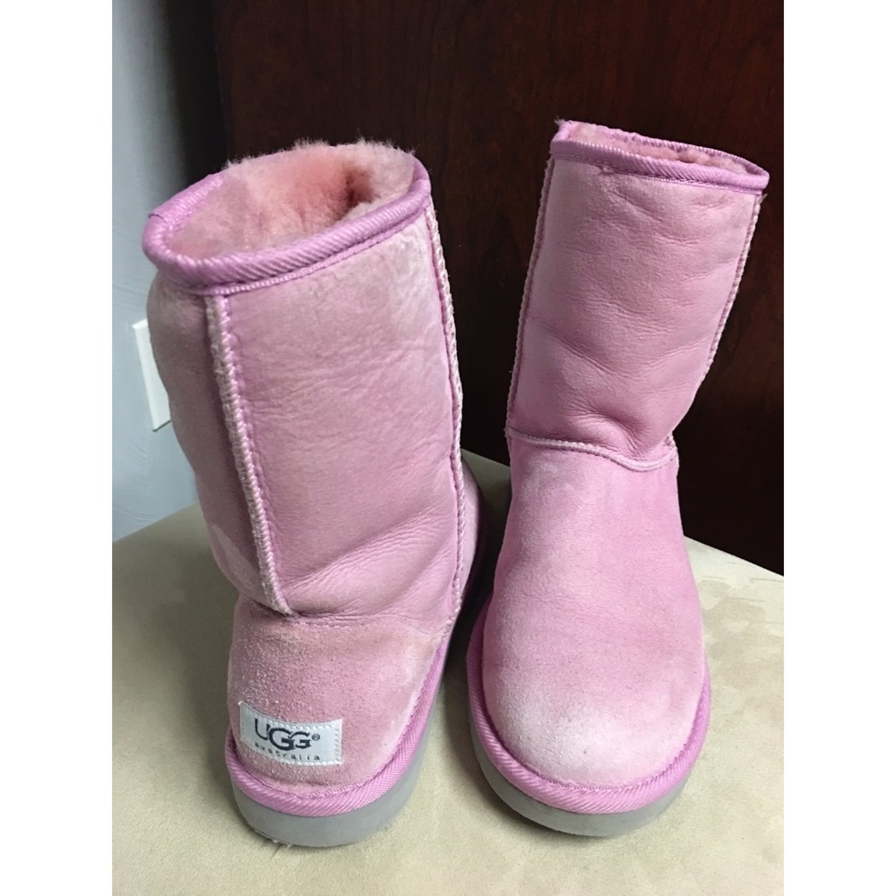 UGG Pink Classic Short Boot